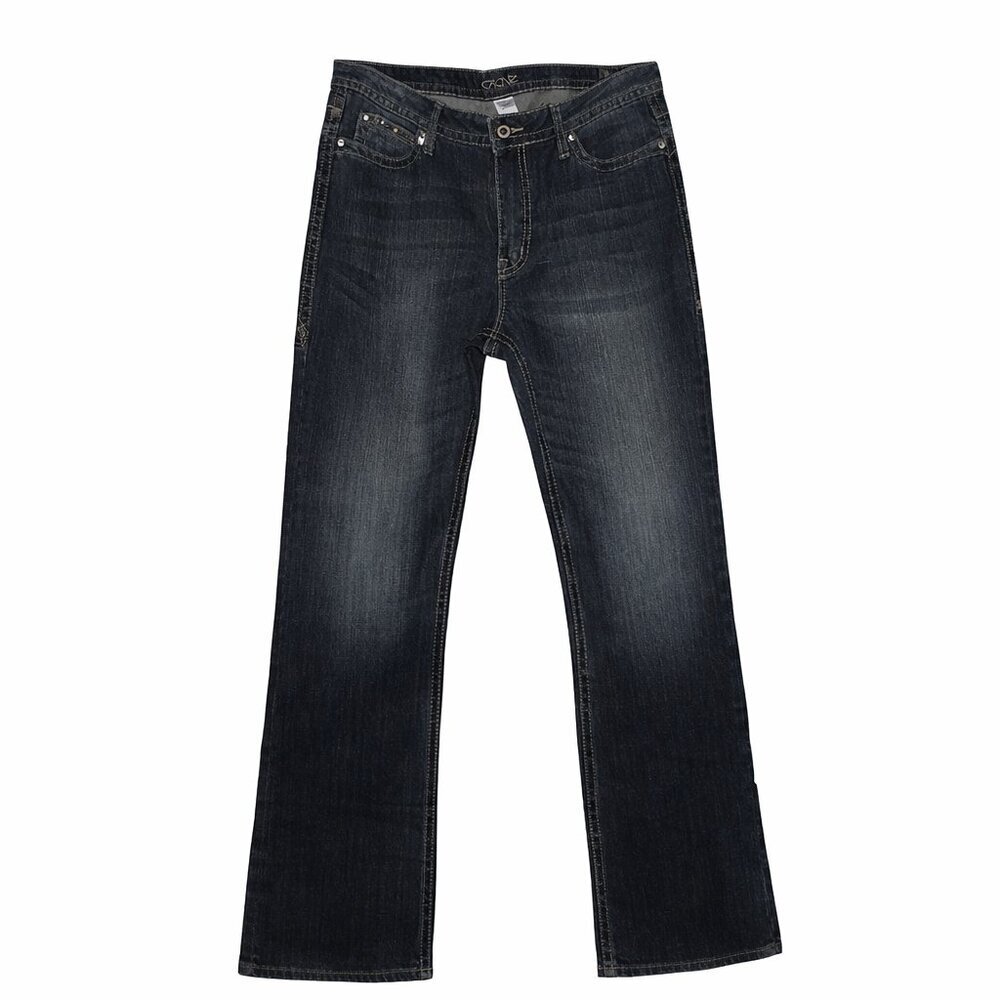 CACHE Women’s Dark Wash Style 74578 Decorative Pocket Jeans Size 12